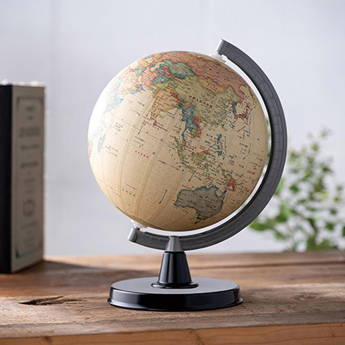 G・B インテリアグローブS 地球儀アンティーク サテライト スリップオン ACT – 文具専門ストア@Usagiya