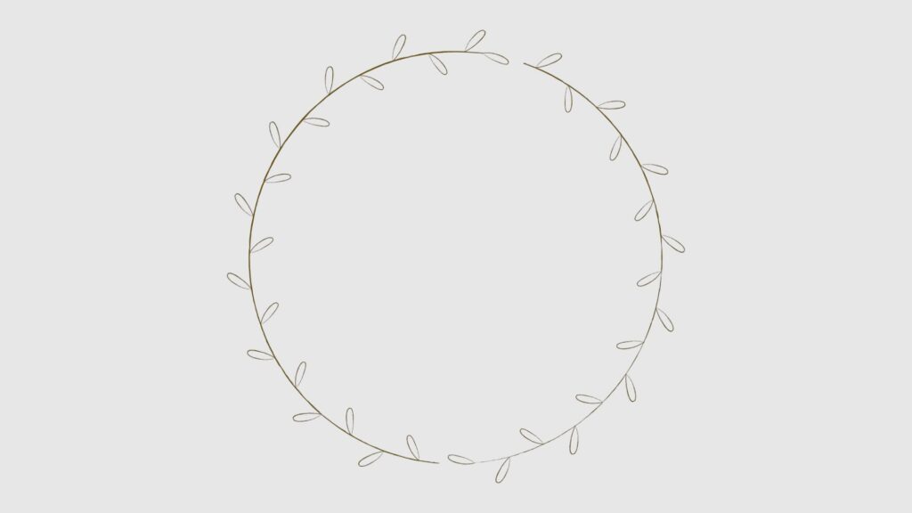 簡単なフレームシンプル飾り枠背景素材イラスト。透過png：イラスト無料