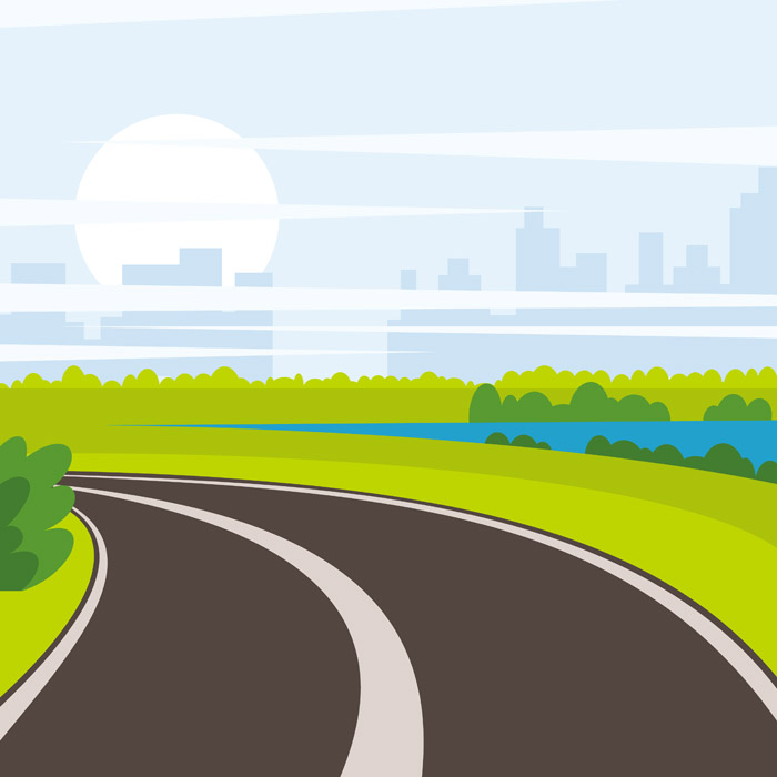 山道イラストフリー素材透過、PNG画像、ベクトル、PSDと無料ダウンロード Pngtree