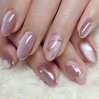 マグネットジェルデザイン🍁Atelier MC Relaxation アトリエ エムシー リラクゼーション のネイルデザインネイル・まつげサロンを予約するなら楽天ビューティ