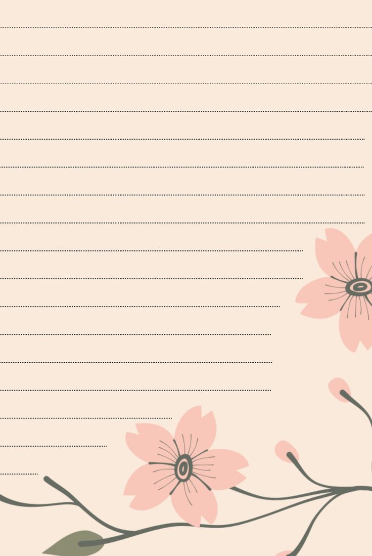 便箋テンプレート01「さくらの背景イラスト入り」 ワード・Word 無料ダウンロードテンプレートNAVI