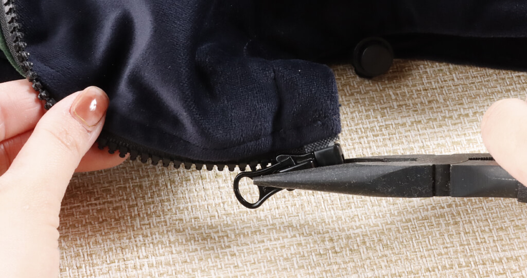 自分で直す 片側だけ外れた・壊れたファスナー チャック の修理方法まなきのなるようにするさ