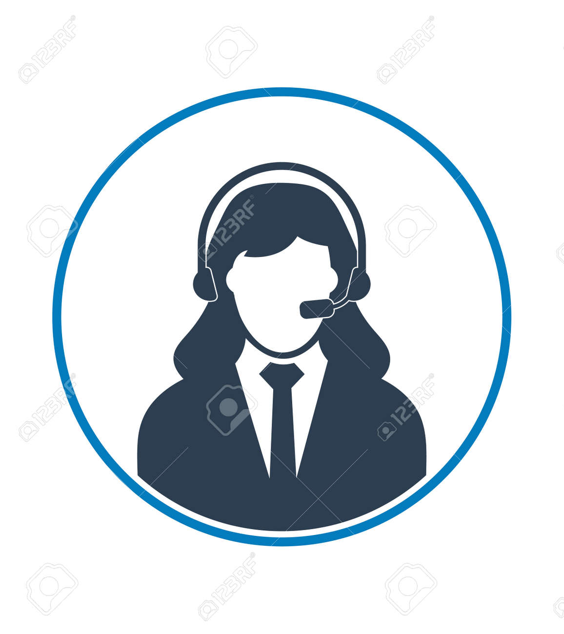 コールセンターのアイコン02フリーのアイコンイラスト素材 icon-pit