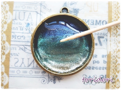 レジン初心者です！初めてレジンを作ってみました宇宙塗りというや- Yahoo!知恵袋