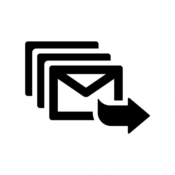 メール送信中 アイコンイラスト