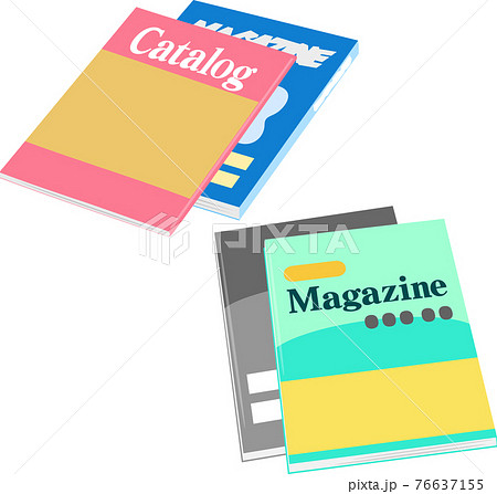 開いて置いてあるカタログイラスト - No: 25850373無料イラスト・フリー素材なら「イラストAC」