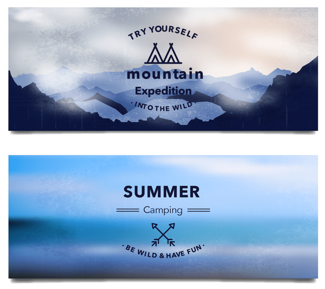 秋の葉っぱと木の実の 横長 バナー フレーム 背景 ベージュのイラスト素材FYI07825325ストックフォトの QleanMarket キュリンマーケット