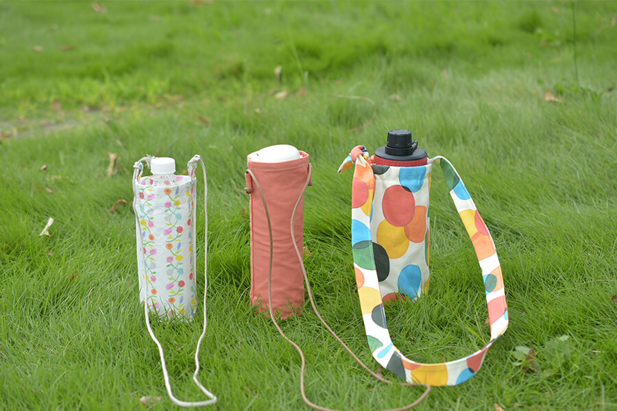 刺しゅうリボン活用！ボトルホルダーソーイングオアシスミシン作り方動画サービスのソーイングオアシス