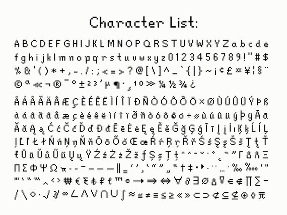 ドット絵のWebフォントをつくってみたよ - MANA-DOT