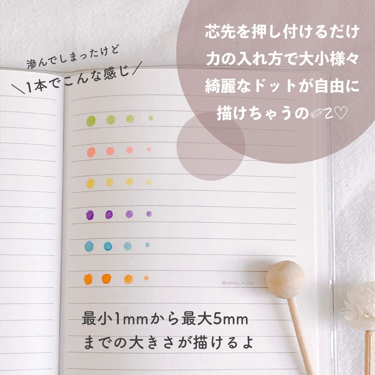 文房具 100円ショップのドットペンParaoFirmamento