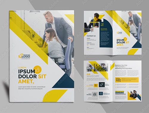 二つ折りリーフレットの入稿データ作成ガイド 少部数印刷・小ロット印刷専門 オンデマンドP