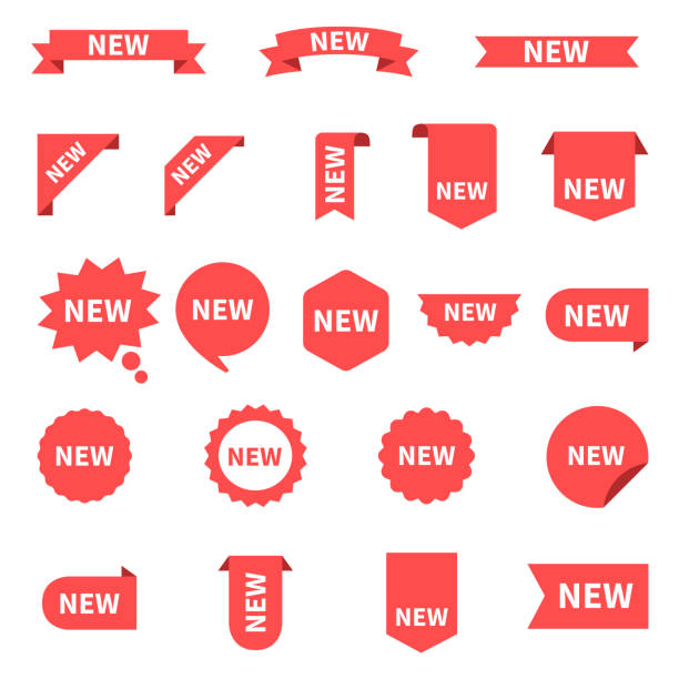 Newアイコン 新商品・新発売イラスト