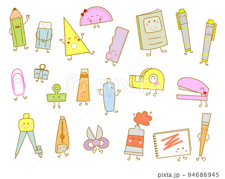 文房具イラスト カラーノート無料イラスト素材素材ラボ