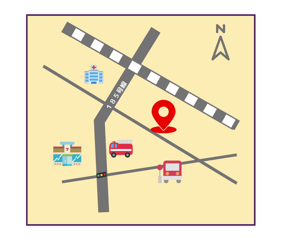 おしゃれ可愛い地図デザインいろいろイラストレーター ・グラフィックデザイナーしょうのまき