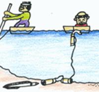 漂着漁具・あなご筒能登のさかな