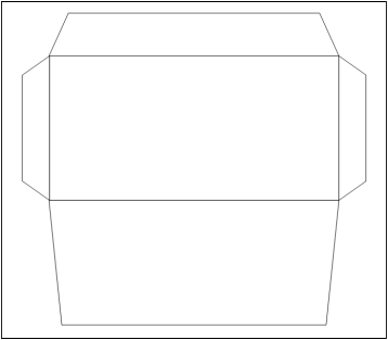 デザイン封筒 無料テンプレート クリスマスのアレンジメント Template Million テンプレートミリオン