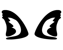 犬耳 素材 うちわ