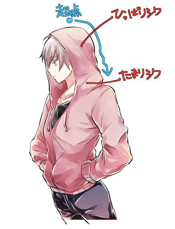 パーカー・ブラウス・Tシャツの描き方！プルオーバー、ジップアップなどの衣服の形状のイラスト資料！お絵かき図鑑