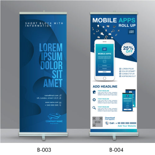 イベント・展示会で使用するロールアップバナービジプリ