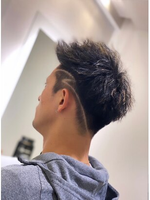 ツーブロック、ライン：L163037466シード SEED のヘアスタイルホットペッパービューティ