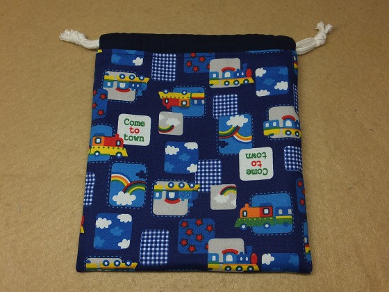 裏地なし 基本の巾着袋の作り方 片ひもタイプnunocoto fabric