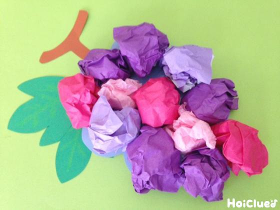 簡単にできる1歳からのぶどう制作