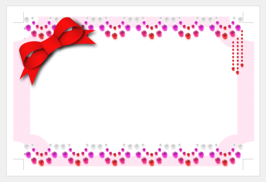 ExcelやWordに挿入し、文字の入力や写真などを組み合わせる事ができるかわいいフレーム素材・学校や会社の注意喚起や呼