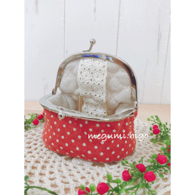 ☆丸いフォルムが可愛い ぷっくりがま口ポーチの作り方 - かばん屋さんのキット 店長日記