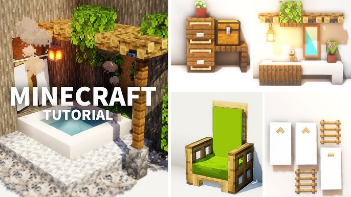 マイクラ建築 洋風 南欧スタイル のお家を作ってみた 内装編