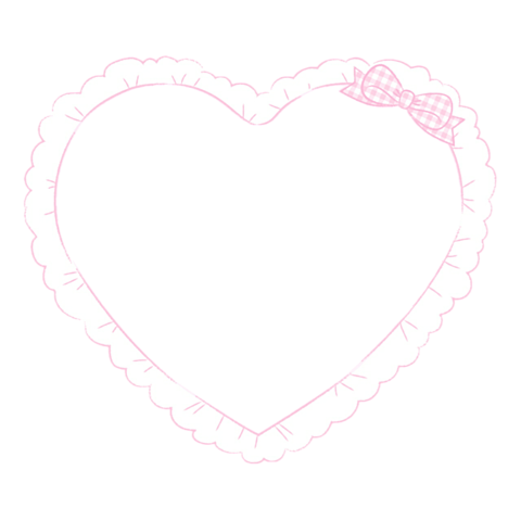 フリー素材 パール風ハートフレーム : ハートの素材屋