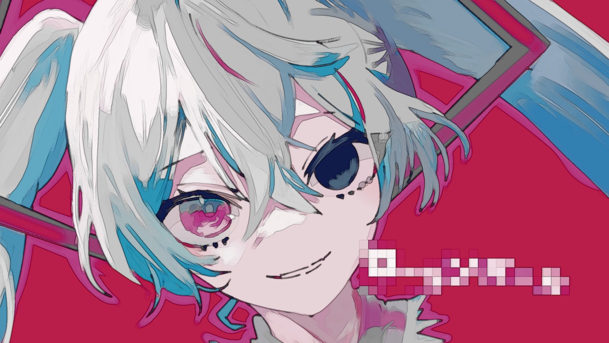 Nostrのイベント用に1時間で描いたよ〜, 2枚目メイキング,illustrationthumbnailsサムネサムネデザイン ,eventmaking ,イラストレーターイラストレーションイラストartistcomicillustration ,nostr ,nostrasia2025