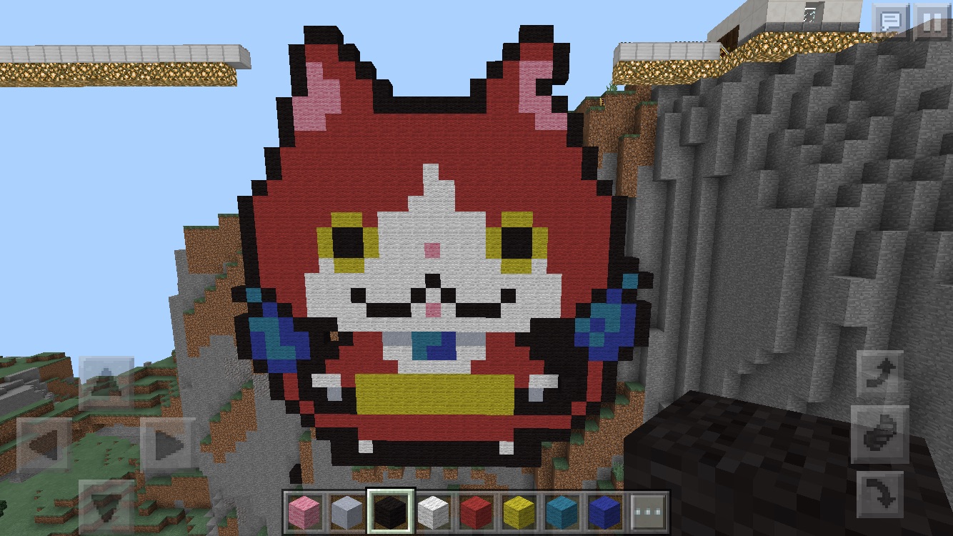 マイクラ ネコのドット絵図案です🐱minecraftマインクラフトネコcatアイロンビーズアイロンビーズ図案hamabeadshamabeadsdesignfusebeadsドット絵ドット絵図案pixelartpixeldesign