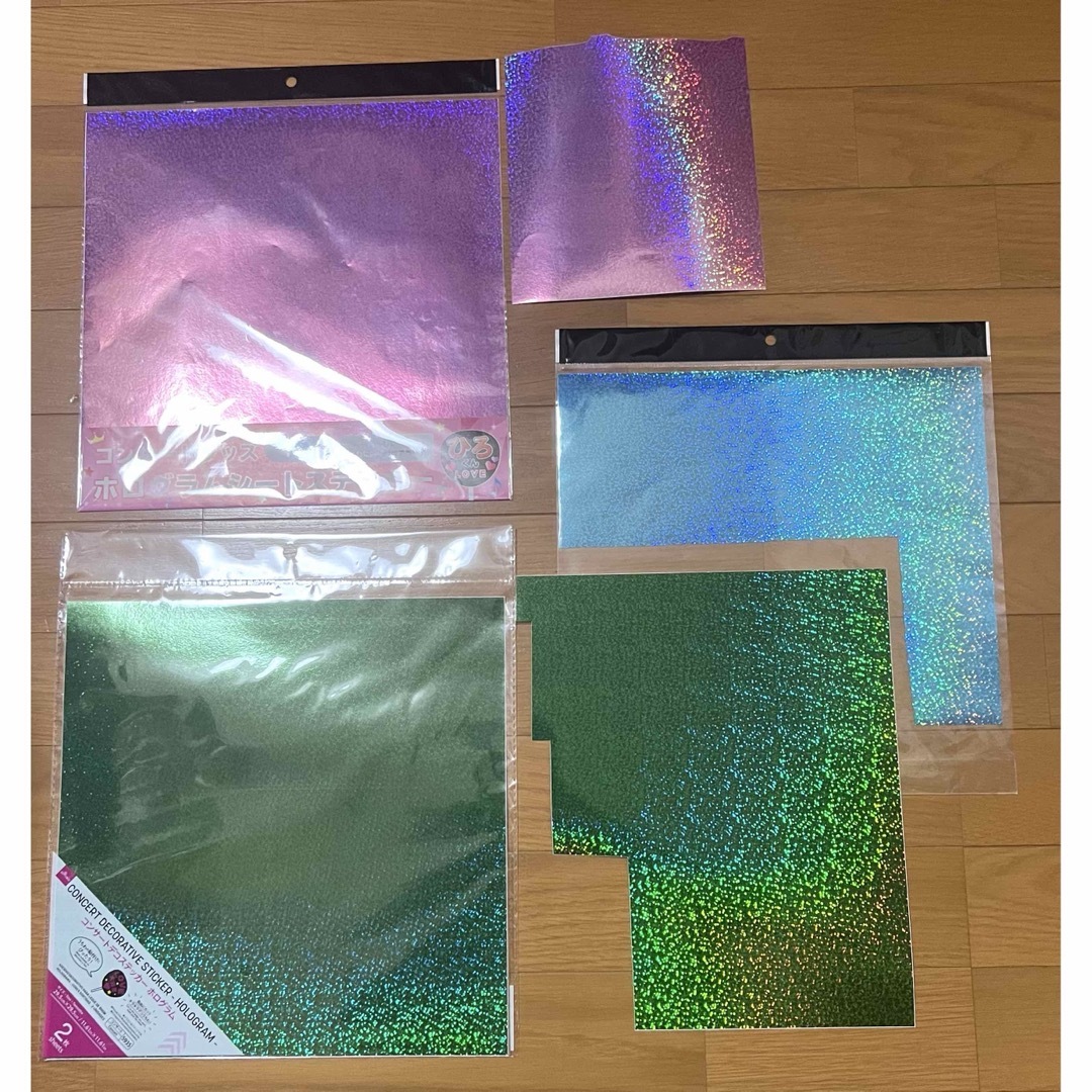 100均セリアのホログラムシート9種類は推し活におすすめ！色は？売り場はどこ？イチオシichioshi