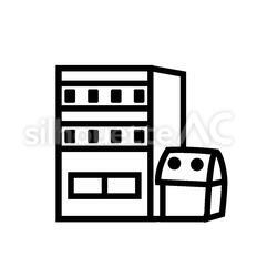 自動販売機アイコン白い背景と黒のテキストに黒い円の長い影 ベクターイラスト画像とPNGフリー素材透過の無料ダウンロード - Pngtree