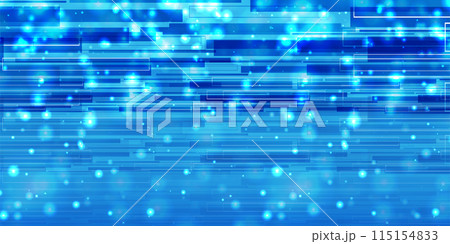青 テクノロジー デジタル テクスチャ 背景のイラスト素材245877609- イメージマート
