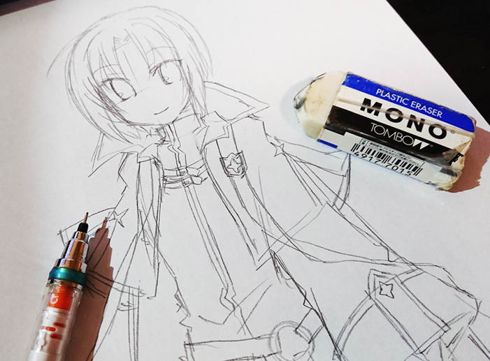 アイビスペイント 紙に描いた線画を抽出する方法 - オンラインイラスト教室アタムアカデミ