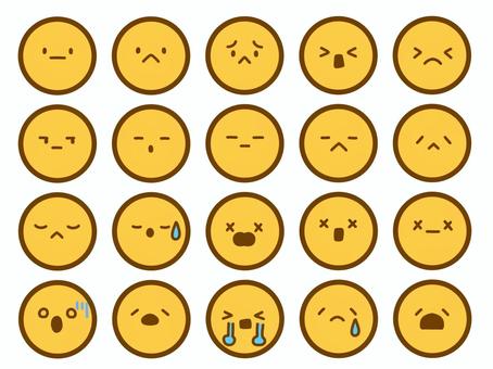 困り顔 文字のイラスト素材 - PIXTA