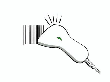 バーコードリーダーのイラスト素材99296718- PIXTA