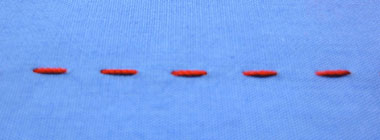 並縫いと本返し縫い 手縫いの縫い方①- ぎんがむちっく 手作り子ども服や可愛い小物たち