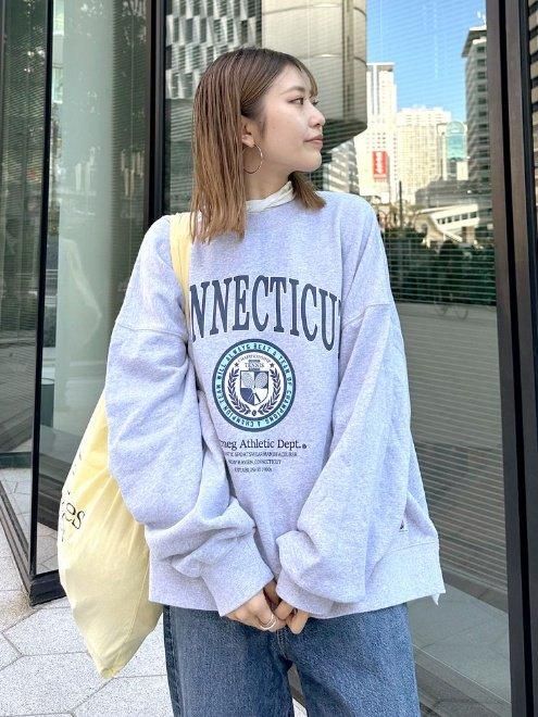 Ungrid アングリッド の「ビッグシルエットロゴスウェット スウェット 」 - WEAR