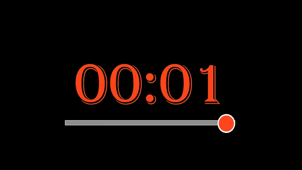 エレガントなスモーキーピンクの円形カウントダウンタイマー フリー動画素材- みりんの動画素材