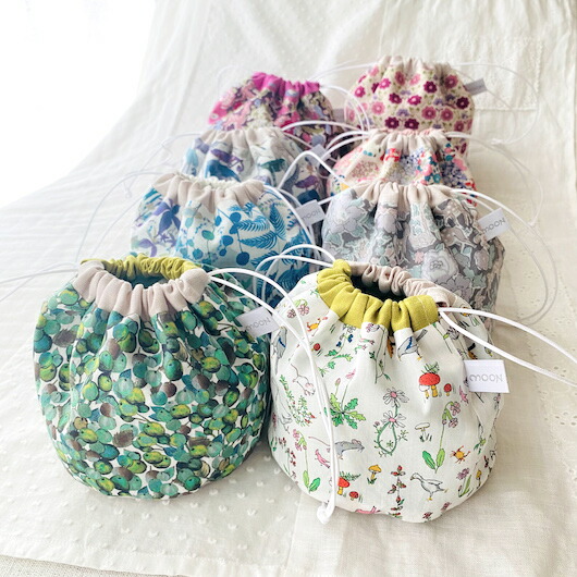 ミシン使いこなしBOOK」丸底巾着バッグ – ボビナージュ