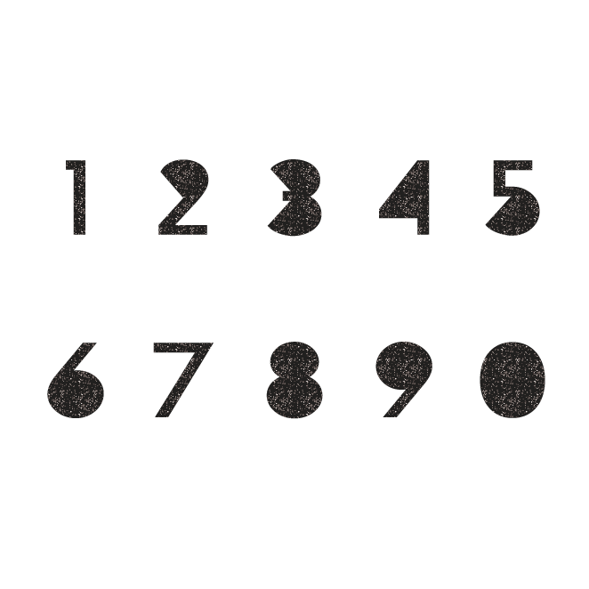 おしゃれな「数字」のおすすめフリーフォントいいフォント