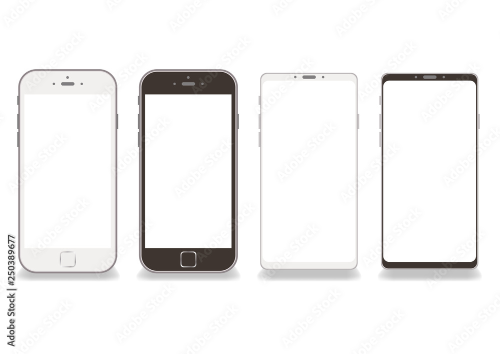 スマホ動画 画面透明 イラストのフリー素材イラストイメージ