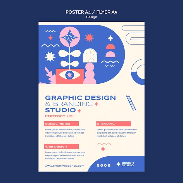 A1〜3ポスター デザインテンプレート制作飲食店向け備品・用品通販のビヒンのマルシェ