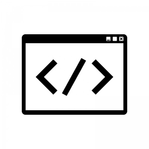 プログラミングコードファイルのアイコン。プログラミングのソースコード。ベクター。のイラスト素材101572261- PIXTA