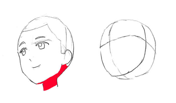 下から見上げたような構図のイラストを模写しました。あまり似せられていません- Yahoo!知恵袋