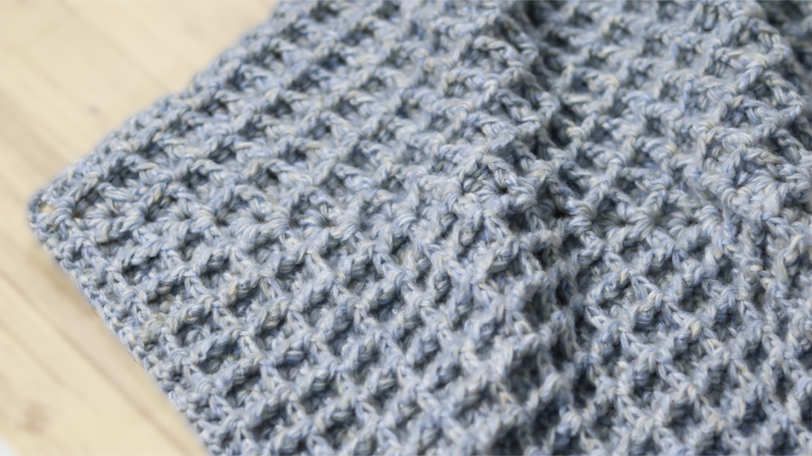 ワッフル編みの編み方