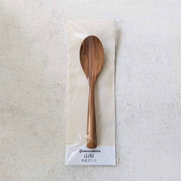 愛着の沸くデザイン 木のスプーン紫檀 - 木製食器・川連漆器のお店 根元泰蔵商店 「ねもとショップ」