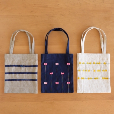 レッスンバッグの持ち手の作り方＆付け方 共布バージョン・別布バージョンnunocoto